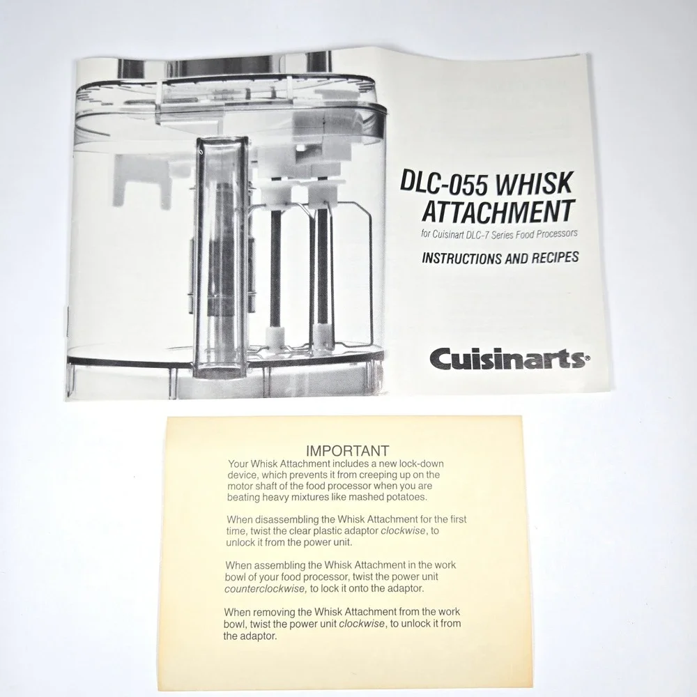 Cuisinart DLC-055 Whisk Attachment for DLC-7 Series Food Processors Japan